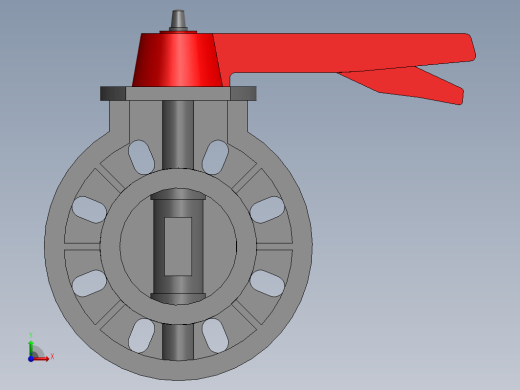 DN100对夹式手动蝶阀缩略图