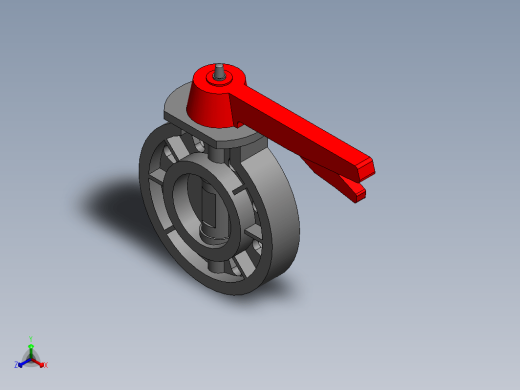 DN100对夹式手动蝶阀缩略图