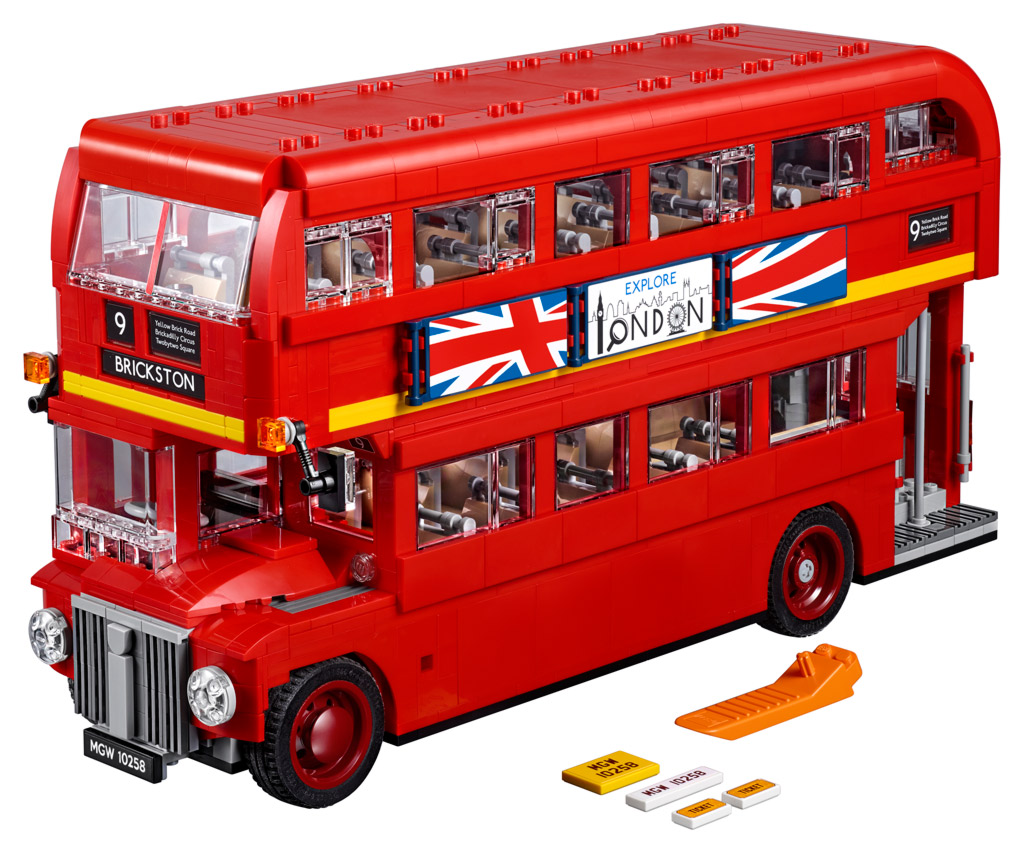 伦敦双层巴士立体拼装模型
