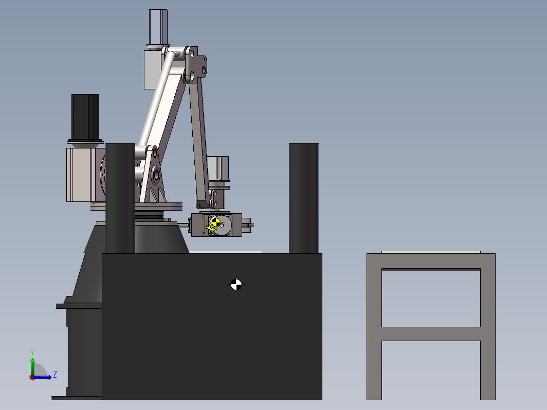 车轮轮毂搬运机械手的机械结构设计三维SW2012带参+CAD+说明书