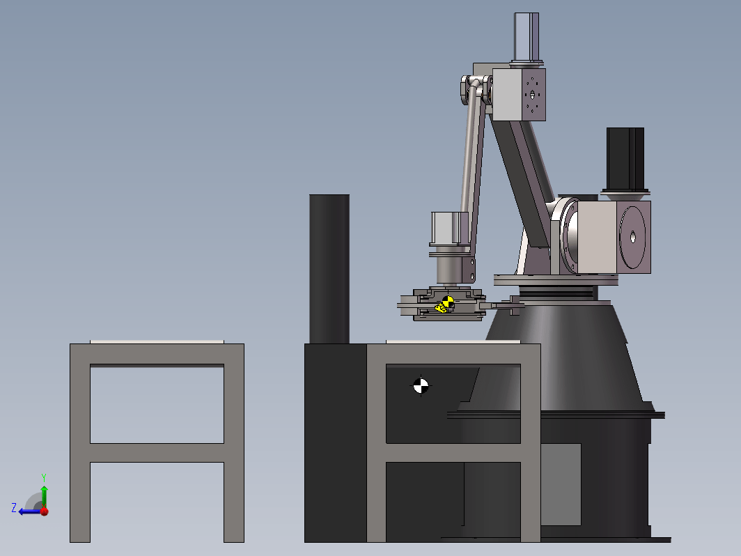 车轮轮毂搬运机械手的机械结构设计三维SW2012带参+CAD+说明书