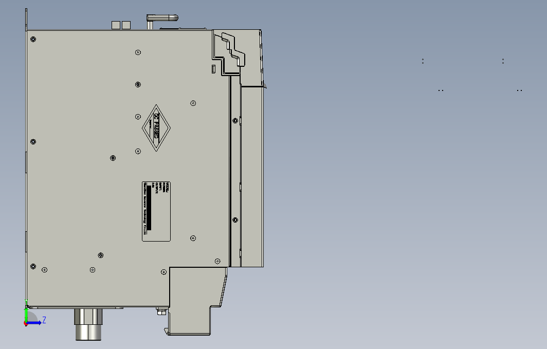 高性能多机传动驱动器STEP_B00(MD810-20M4T160G020W+整机外形图)