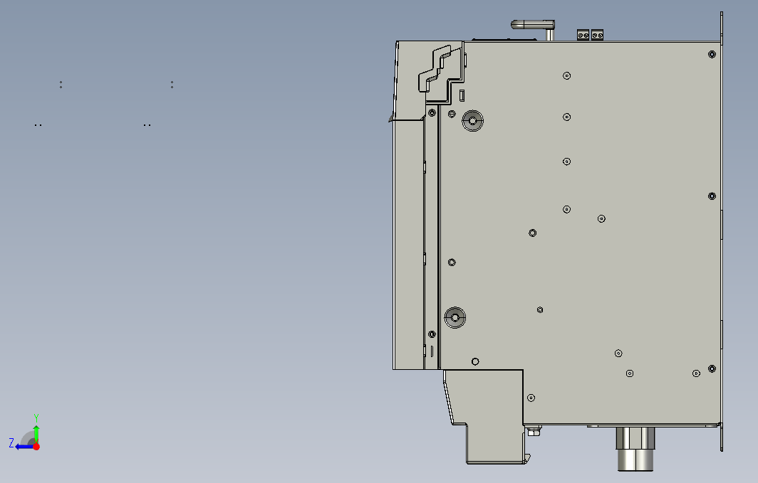 高性能多机传动驱动器STEP_B00(MD810-20M4T160G020W+整机外形图)