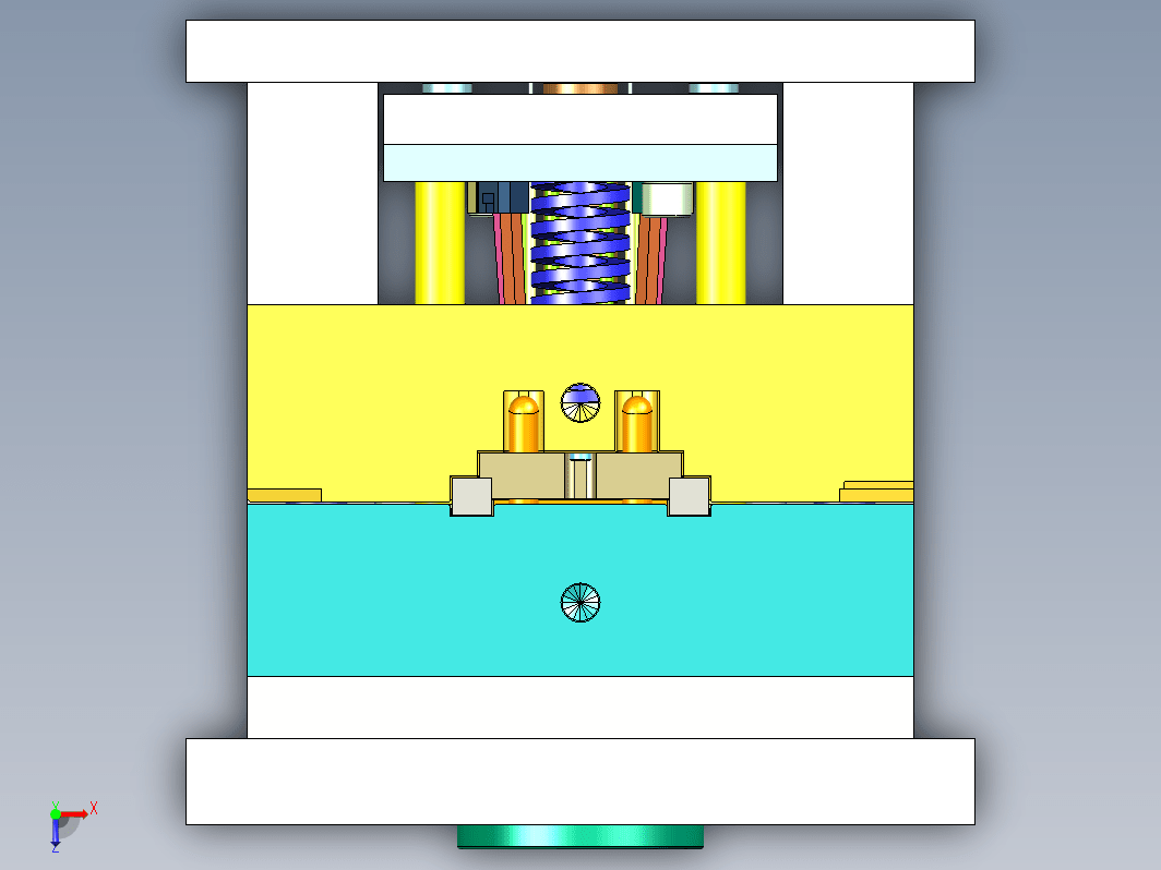 方形电器盒注塑模具3D+CAD图纸