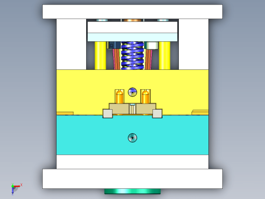 方形电器盒注塑模具3D+CAD图纸缩略图