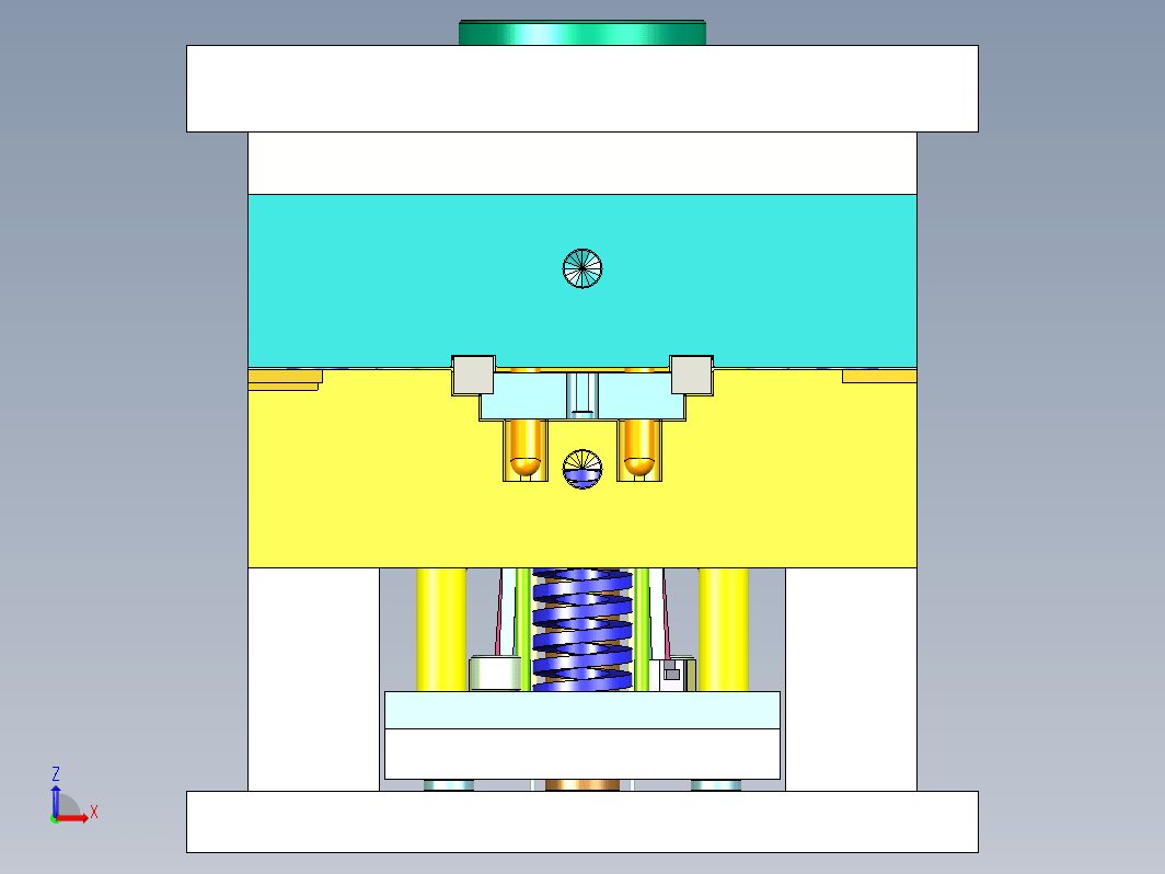 方形电器盒注塑模具3D+CAD图纸