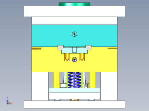 方形电器盒注塑模具3D+CAD图纸缩略图