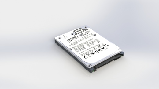 Western Digital 2.5英寸硬盘结构