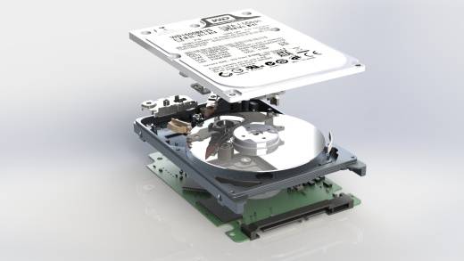 Western Digital 2.5英寸硬盘结构缩略图
