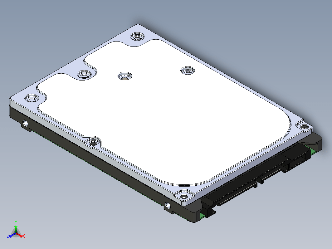 Western Digital 2.5英寸硬盘结构