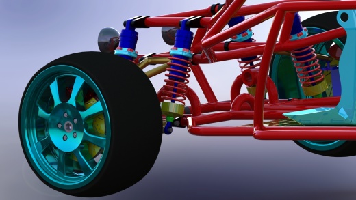 Buggy-131钢管赛车框架结构