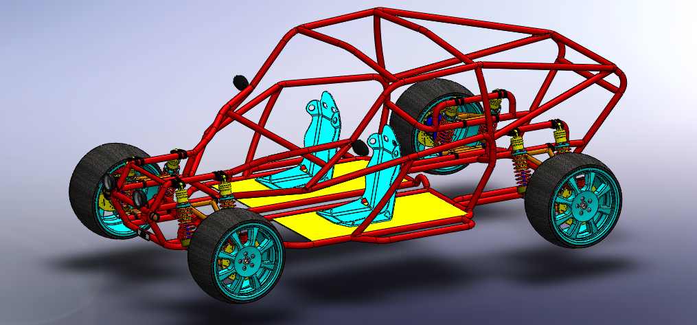 Buggy-131钢管赛车框架结构