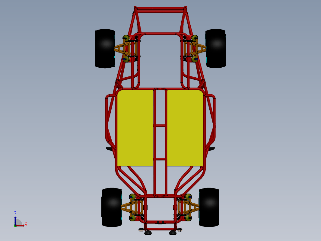 Buggy-131钢管赛车框架结构