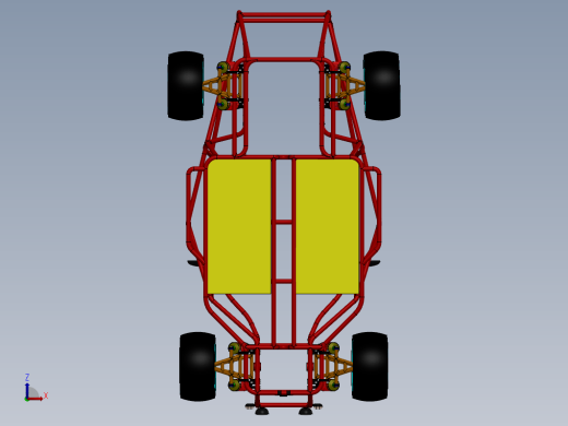 Buggy-131钢管赛车框架结构缩略图