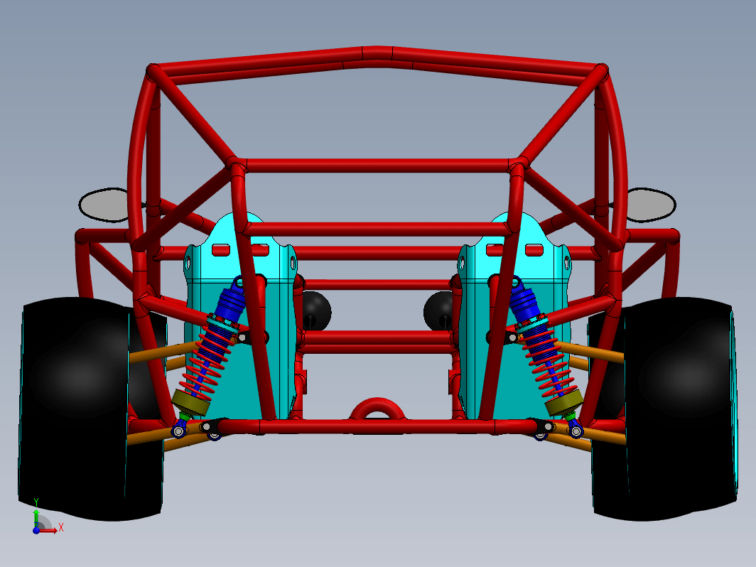 Buggy-131钢管赛车框架结构