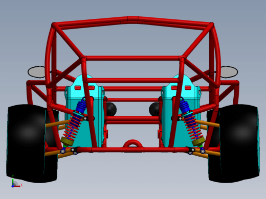 Buggy-131钢管赛车框架结构缩略图