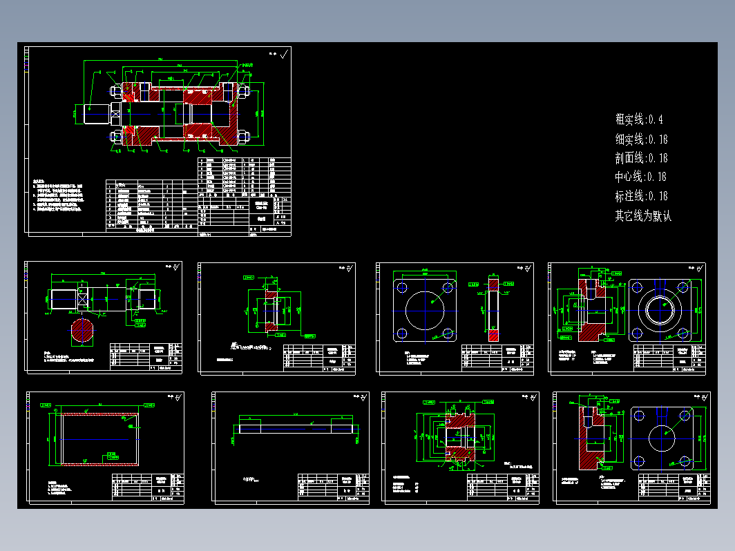 工厂生产用标准拉杆油缸14MPa 100R50