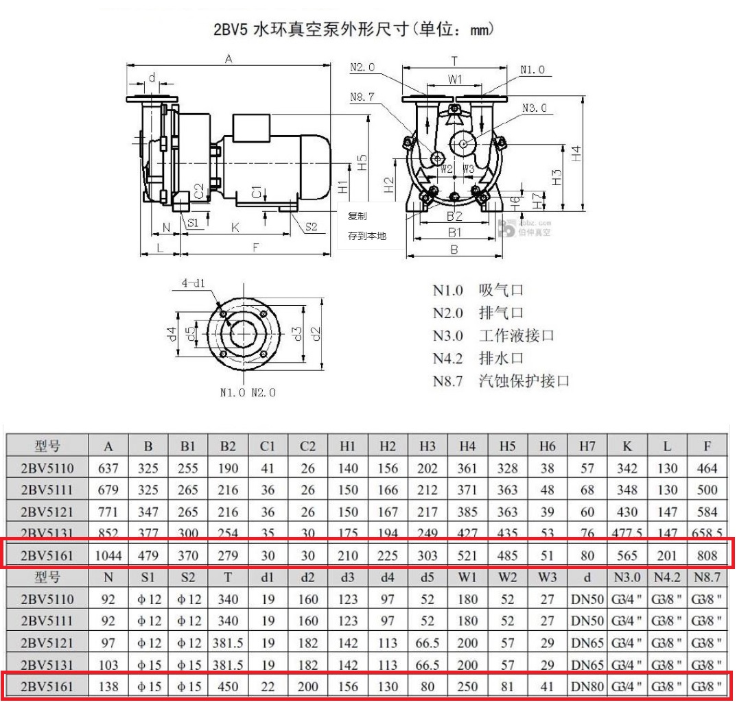 水环真空泵 2BV5161装配三维SW2016带参