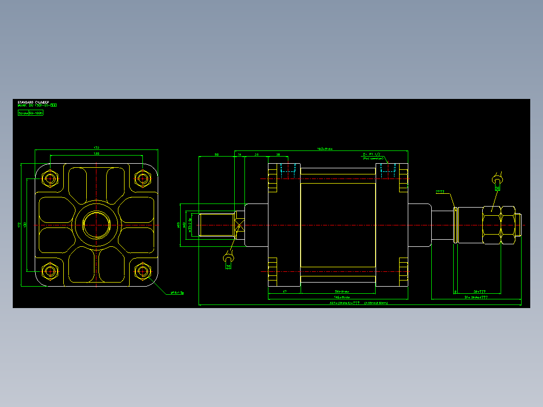 气缸 DUL150