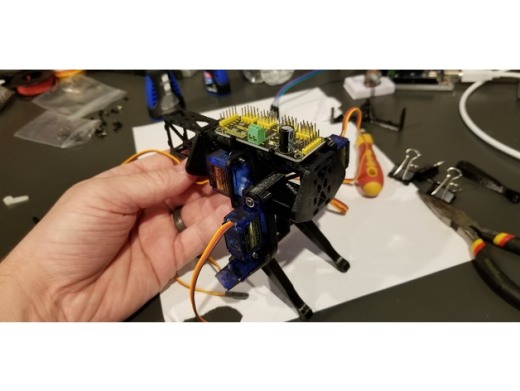 可爱的小小机器狗玩具模型缩略图