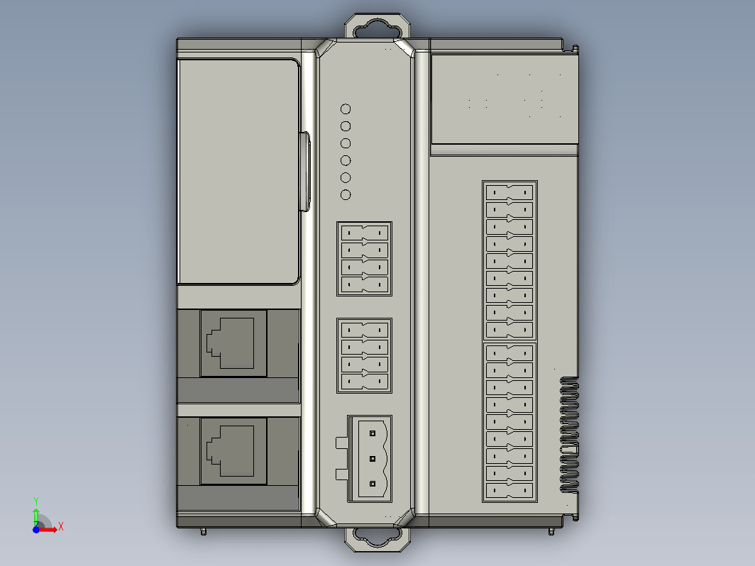 雷赛MC500 运动控制PLC3D图