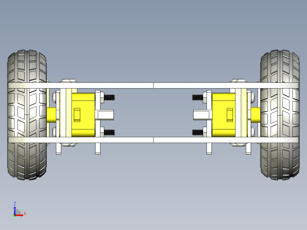 简易Arduino四轮驱动车框架