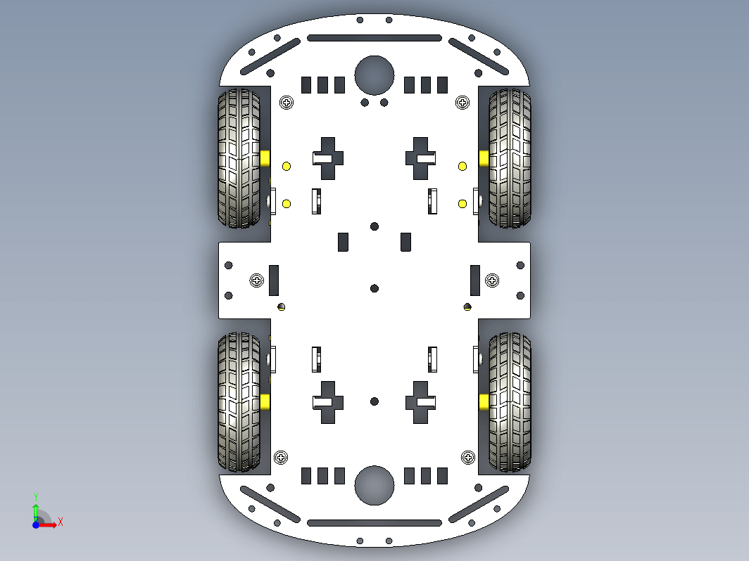 简易Arduino四轮驱动车框架