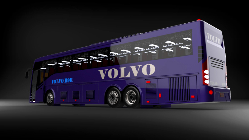 DC Volvo六轮巴士