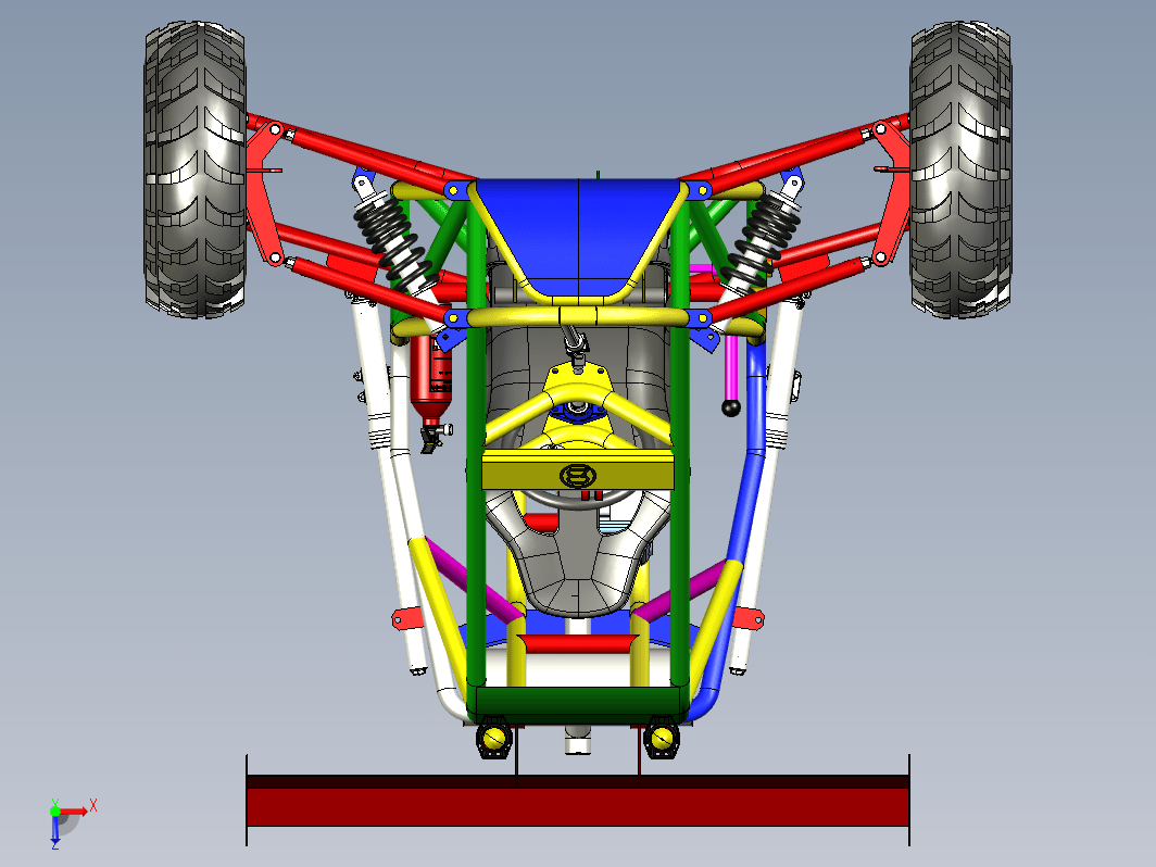 250cc卡丁车越野车结构