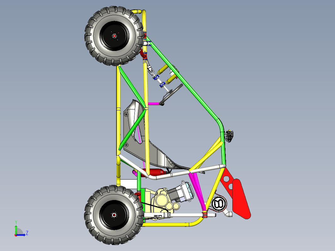 250cc卡丁车越野车结构