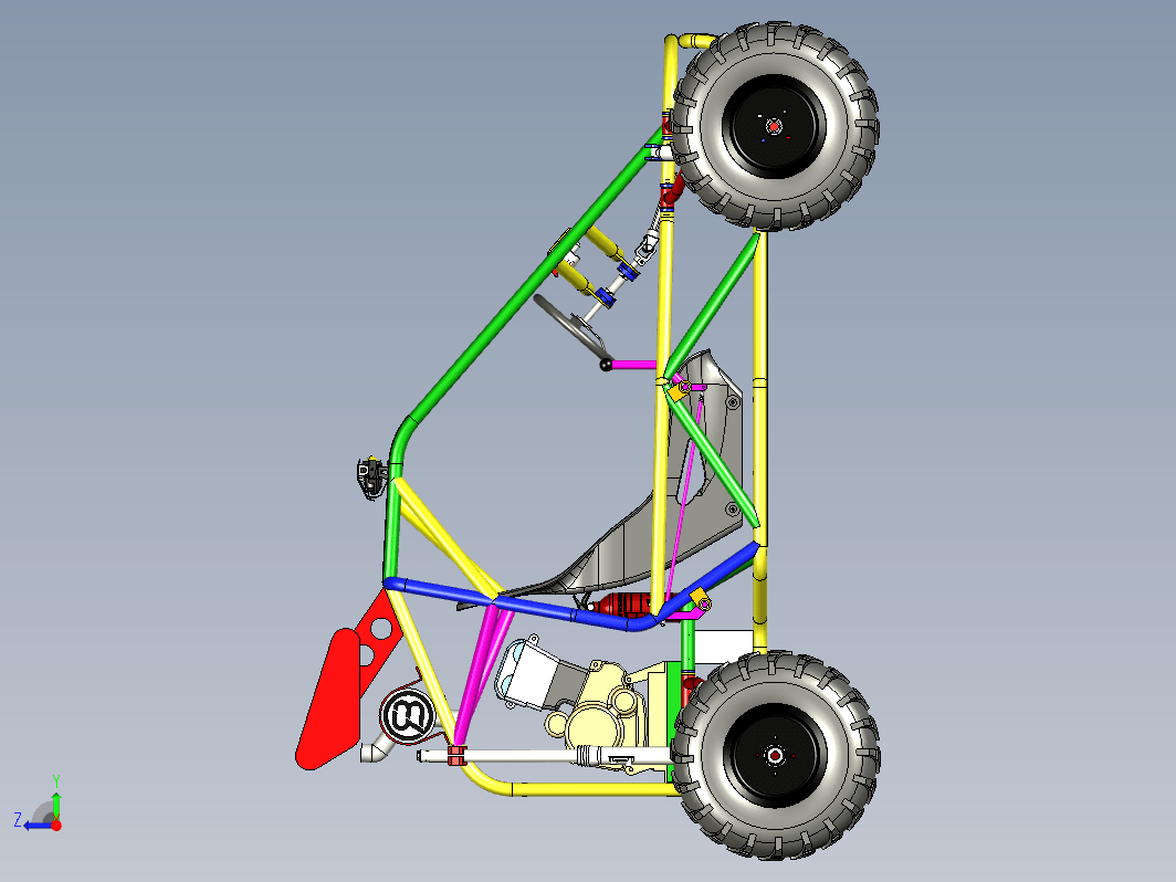 250cc卡丁车越野车结构