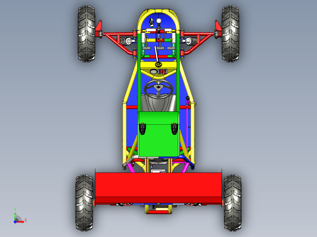 250cc卡丁车越野车结构