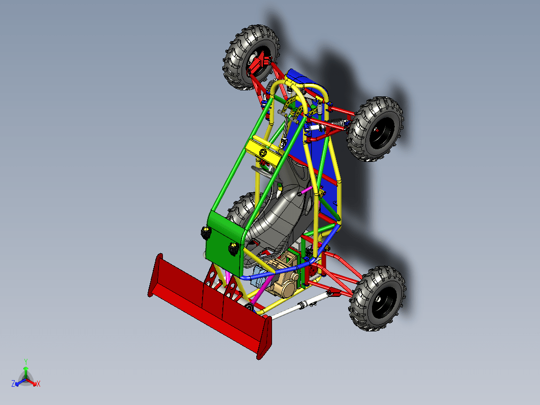 250cc卡丁车越野车结构