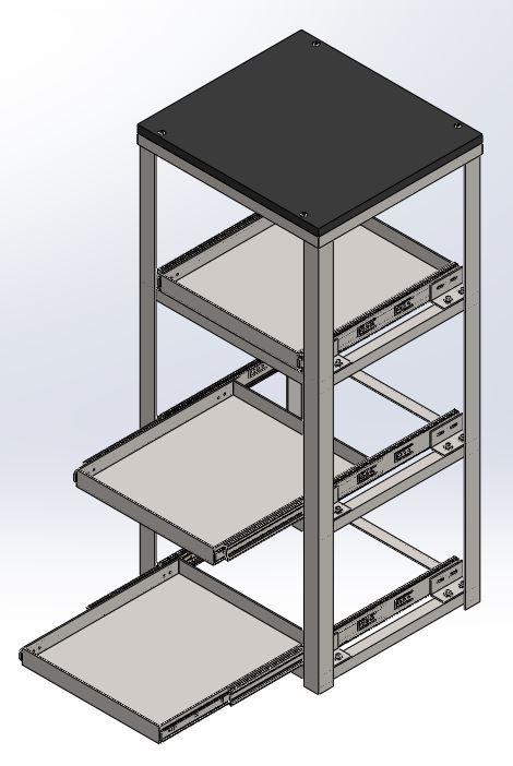 带三层抽屉工具柜缩略图