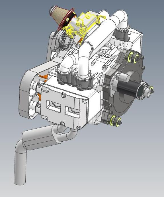 subaru-ej20轻型直升机用发动机