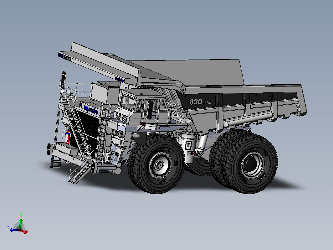 komatsu（小松）830E-AC矿用自卸卡车