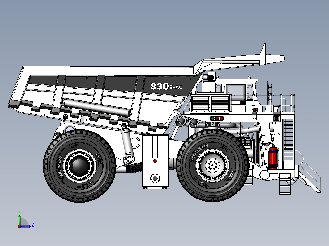 komatsu（小松）830E-AC矿用自卸卡车