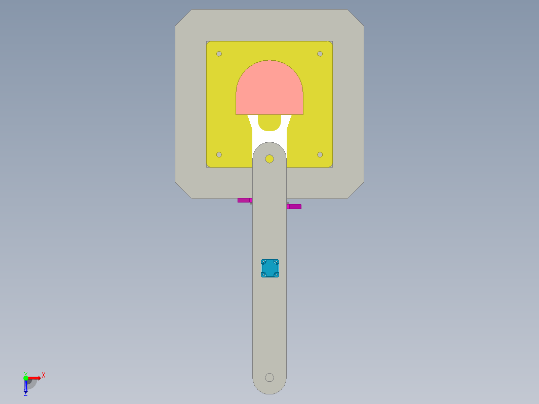 cylindrical arm柱坐标系机械臂