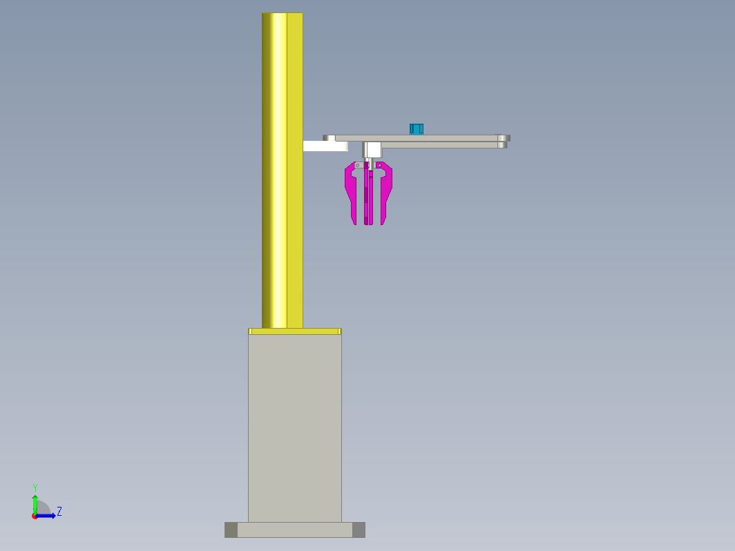 cylindrical arm柱坐标系机械臂