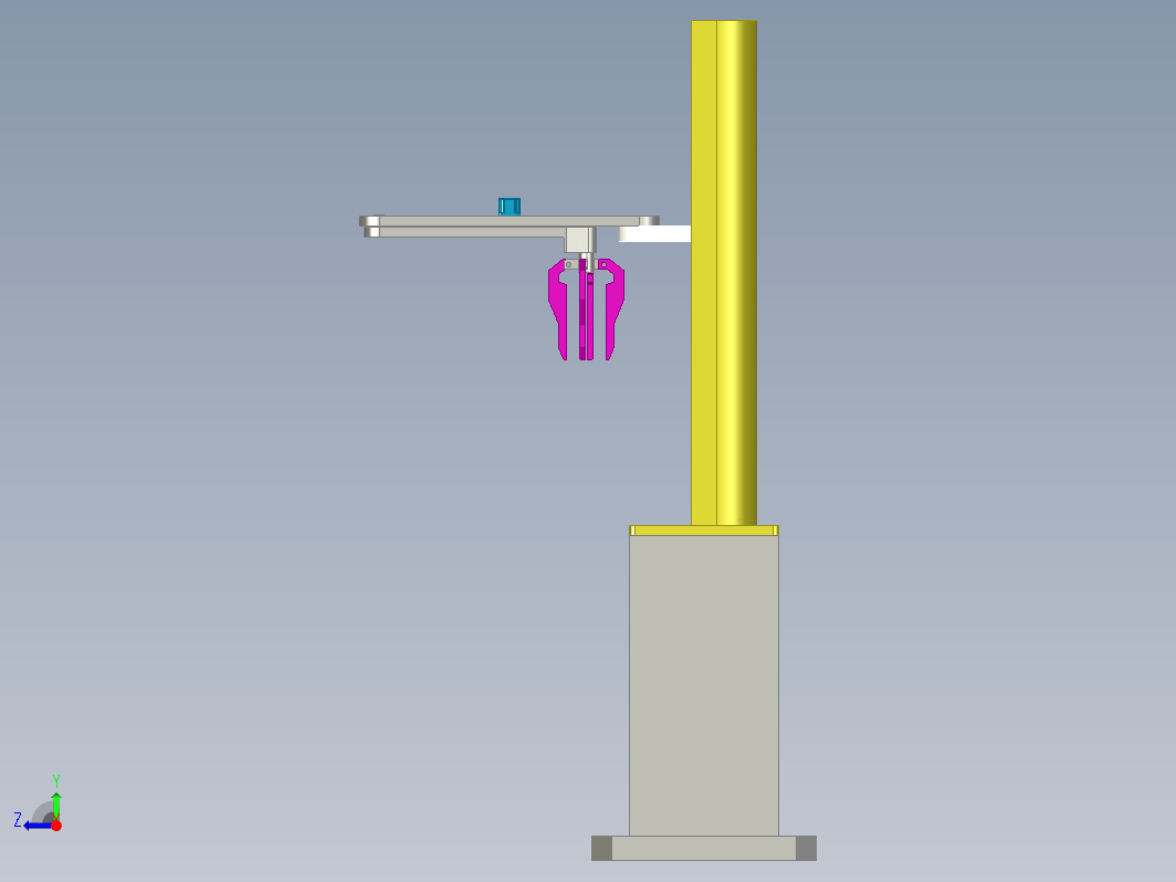 cylindrical arm柱坐标系机械臂