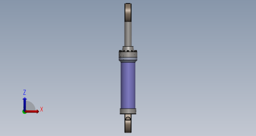 F0340-耳环连接液压缸SW模型缩略图