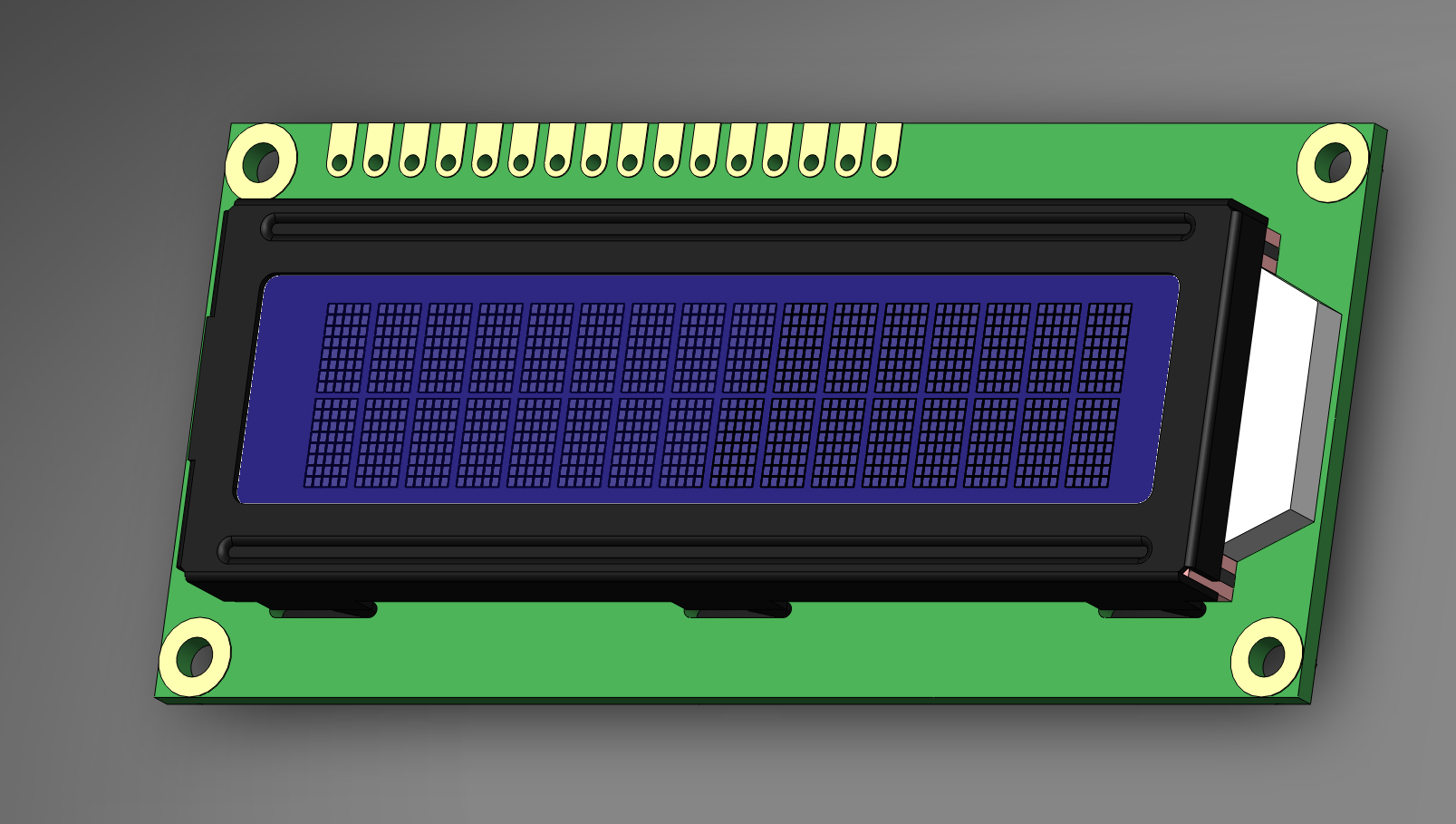 16x2 字符 LCD 显示屏