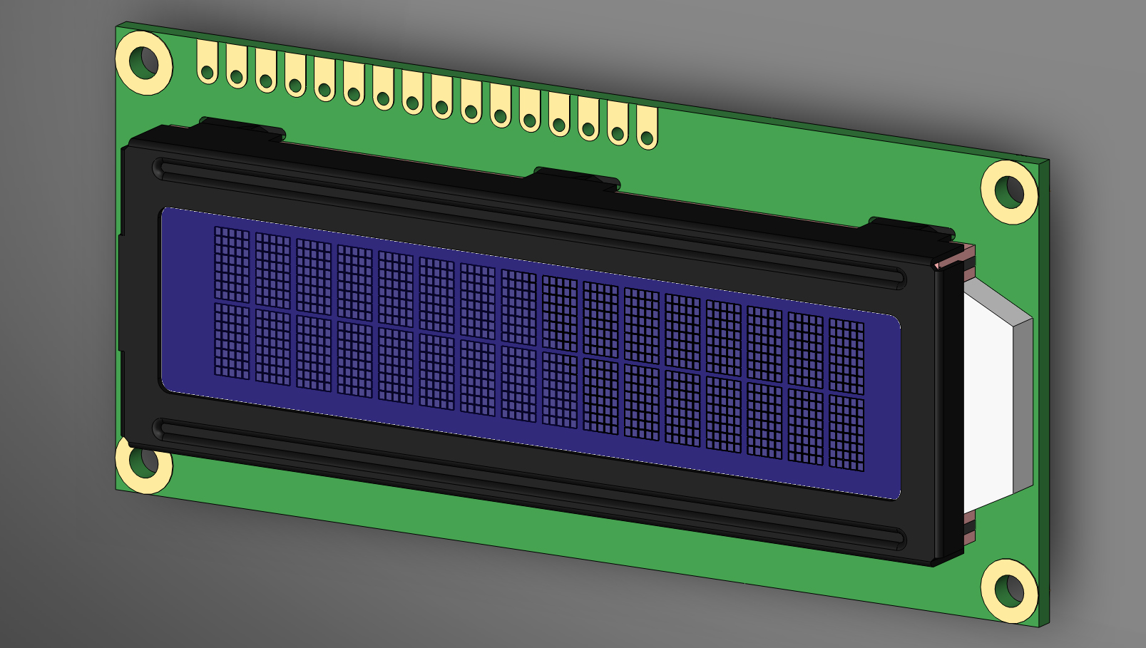 16x2 字符 LCD 显示屏