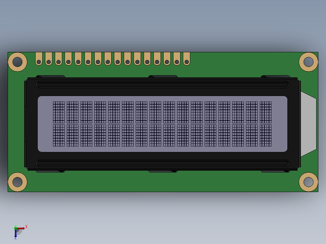 16x2 字符 LCD 显示屏