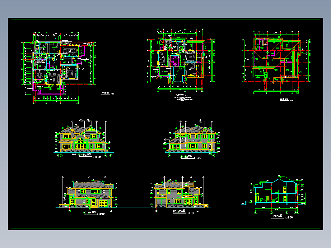 小型别墅建施二