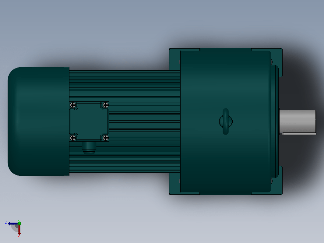 CH-40-3700-3～10卧式三相铝壳(刹车)马达减速机[CH-40-3700-3-G3]