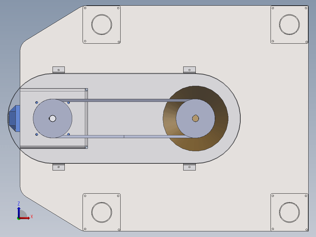 PS1000平板上卸料离心机模型