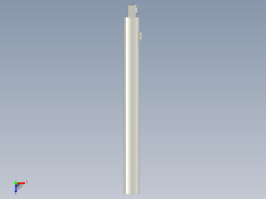 2019 新款120mm宽度双导轨单轴精密直线模组模型.120BS.L1100.400W.3D缩略图