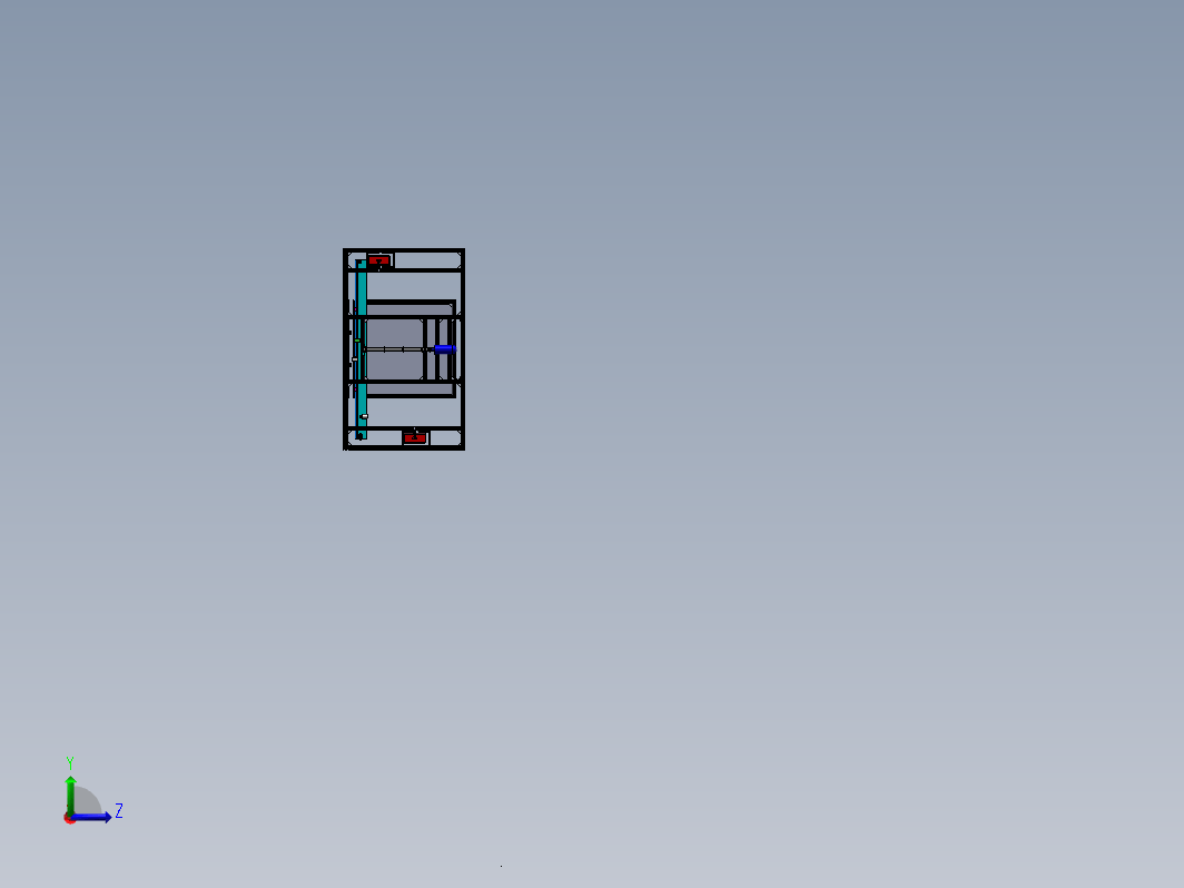 三层电梯设计图纸三维SW2018带参+CAD+说明书