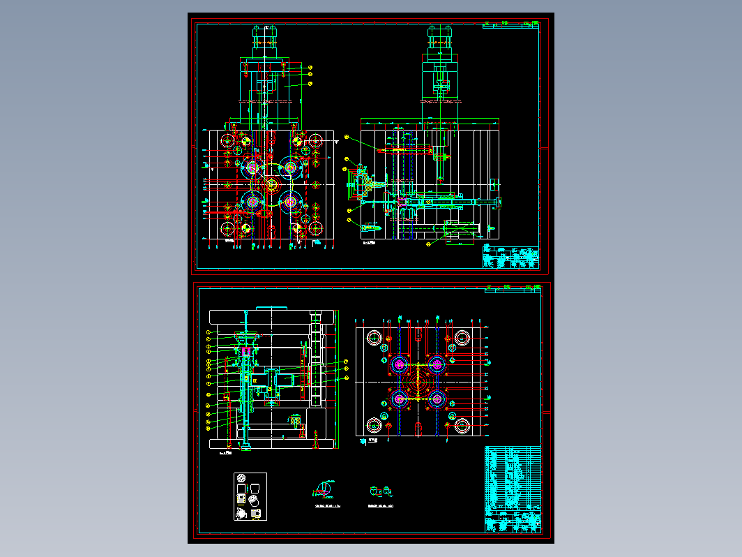 模具结构图—006-1内螺纹